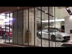 صفحه نمایش LED شفاف صفحه نمایش LED شفاف شیشه داخلی بیرونی صفحه نمایش فیلم LED شفاف