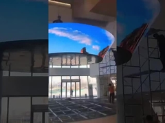 صفحه نمایش LED انعطاف پذیر عمودی برای تبلیغات داخلی صفحه نمایش LED انعطاف پذیر